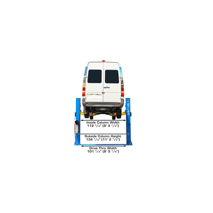 Atlas ATTD-BP10000X 10,000 lb Commercial Baseplate Two-Post Car Lift