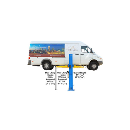 Atlas ATTD-BP10000X 10,000 lb Commercial Baseplate Two-Post Car Lift