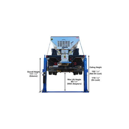 Atlas ATTD-BP12000X 12,000 lb Heavy-Duty Commercial Baseplate Two-Post Car Lift