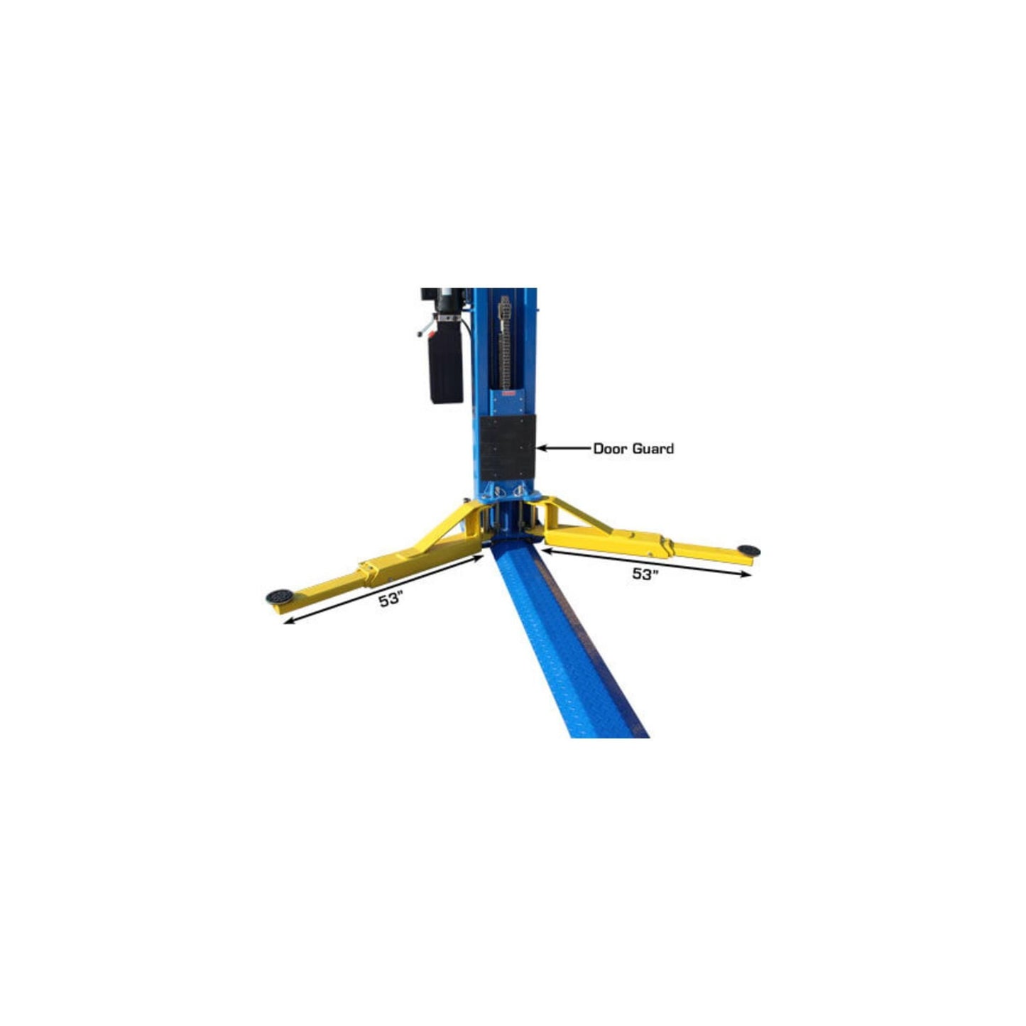 Atlas ATTD-BP12000X 12,000 lb Heavy-Duty Commercial Baseplate Two-Post Car Lift