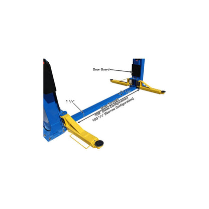 Atlas ATTD-BP12000X 12,000 lb Heavy-Duty Commercial Baseplate Two-Post Car Lift