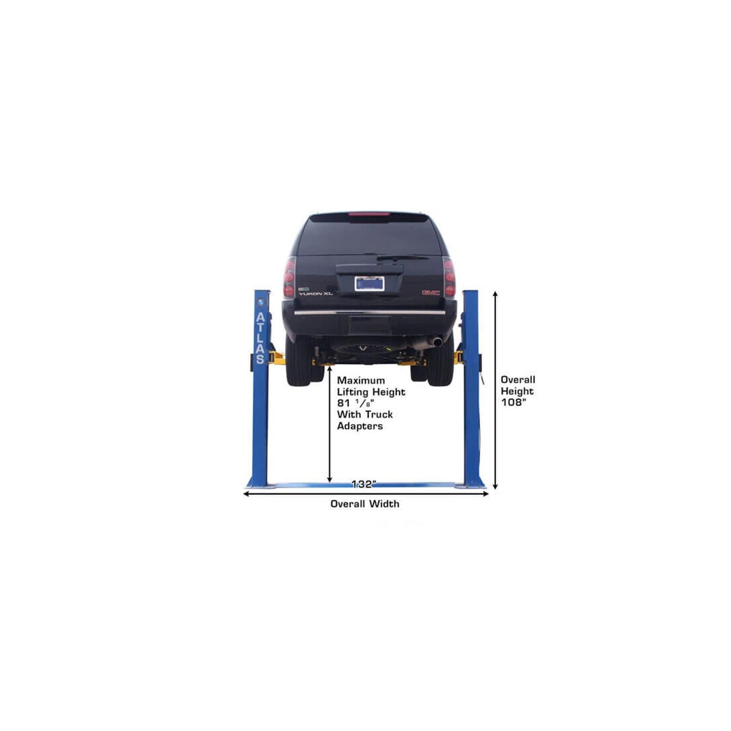 Atlas ATTD-BP8000 8,000 lb Baseplate Two-Post Car Lift