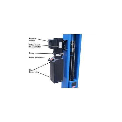 Atlas ATTD-BP8000 8,000 lb Baseplate Two-Post Car Lift