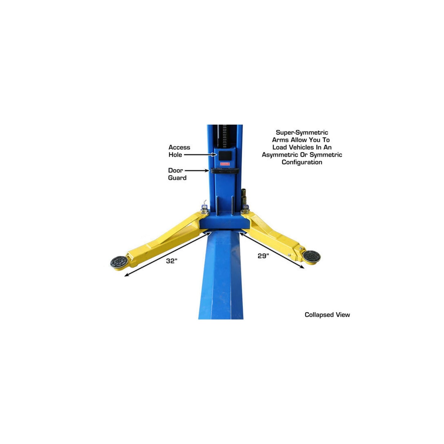 Atlas ATTD-BP8000 8,000 lb Baseplate Two-Post Car Lift