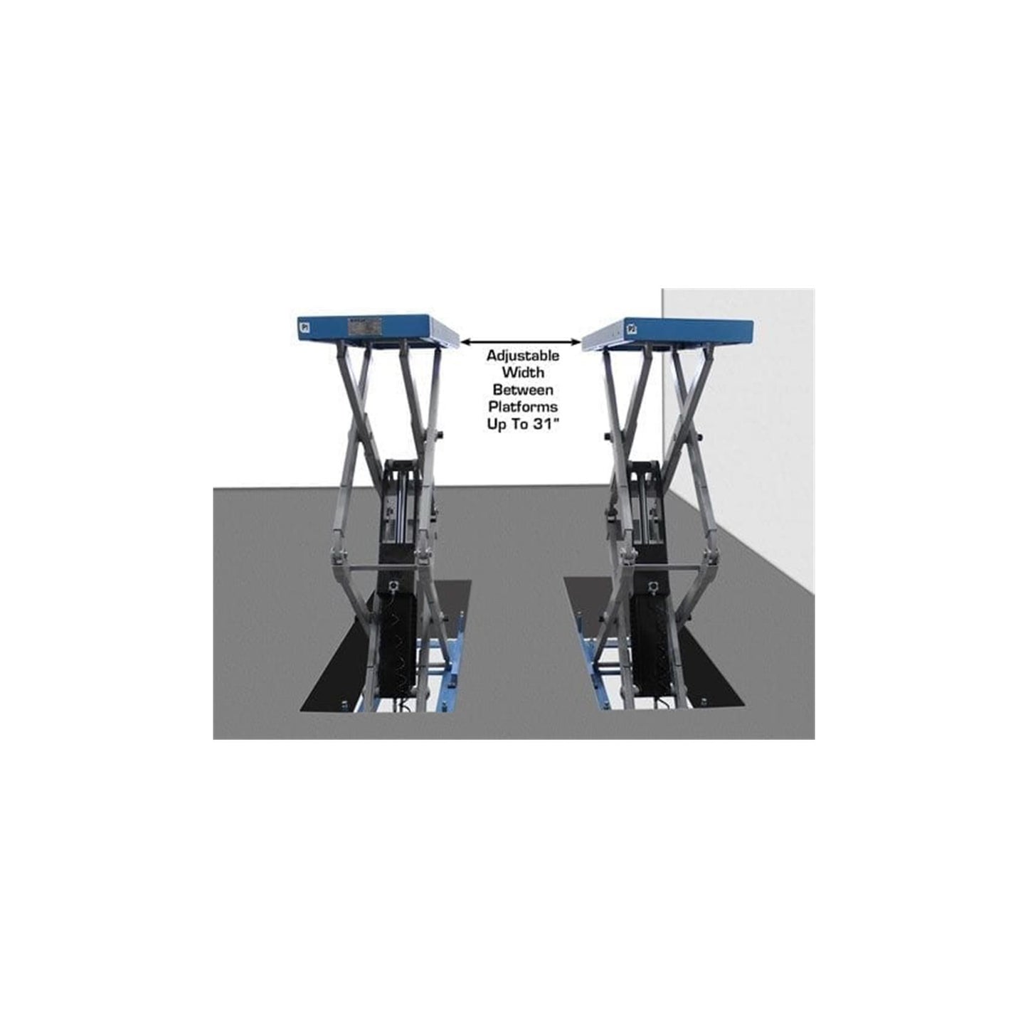 Atlas FM9SL 9,000 lb Flush-Mount Full-Rise Scissor Lift