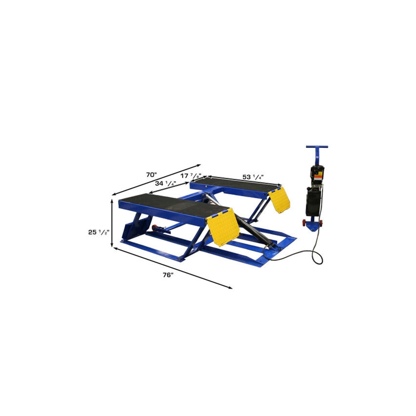 Atlas ATTD-LR06 6,000 lb Portable Low-Rise Scissor Lift