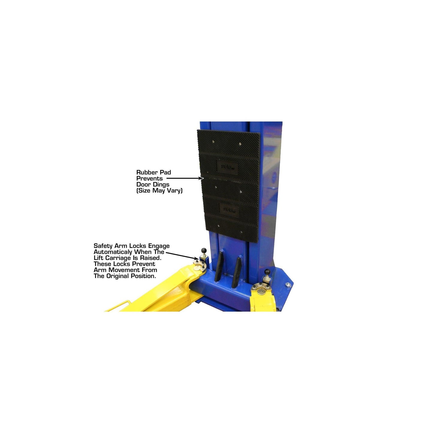 Atlas ATTD-OHX10000X 10,000 lb Extra Tall & Extra Wide Commercial Two-Post Car Lift