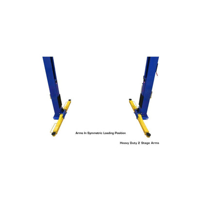 Atlas ATTD-OHX10000X 10,000 lb Extra Tall & Extra Wide Commercial Two-Post Car Lift