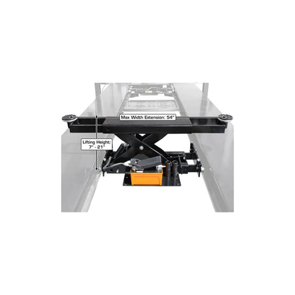 Atlas RJ6BK 6,000 lb Air/Hydraulic Rolling Bridge Jack