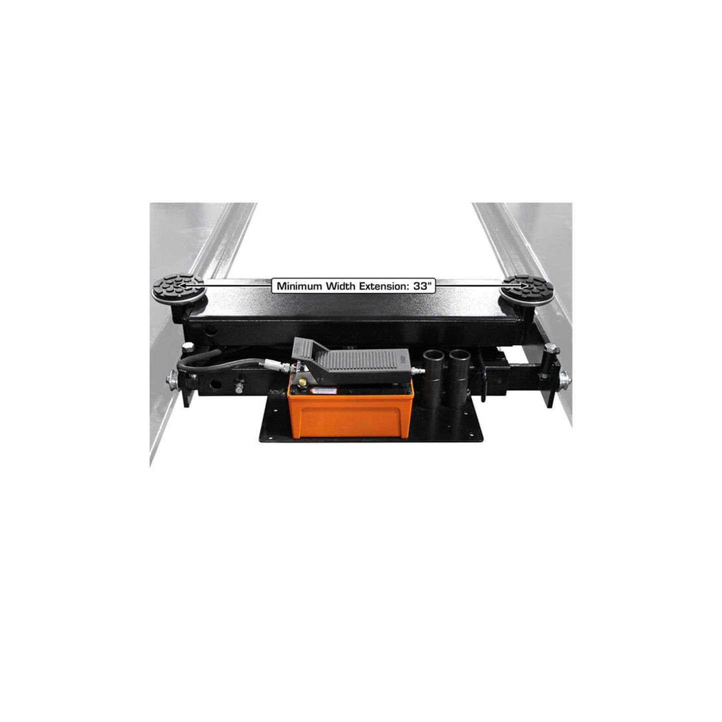 Atlas RJ6BK 6,000 lb Air/Hydraulic Rolling Bridge Jack