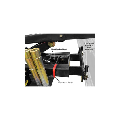Atlas RJ8000 8,000 lb Air/Hydraulic Rolling Bridge Jack