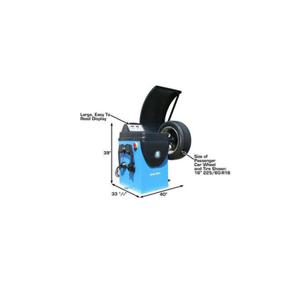 Atlas WB11 Computerized Wheel Balancer | 10"–32" Rim Capacity | 110V Spin Balancing Machine