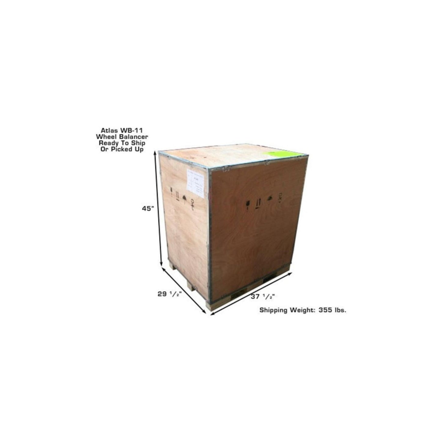 Atlas WB11 Computerized Wheel Balancer | 10"–32" Rim Capacity | 110V Spin Balancing Machine