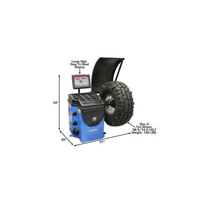 Atlas WB41 Computerized Wheel Balancer | Raised Display | 10"–32" Rim Capacity | 110V