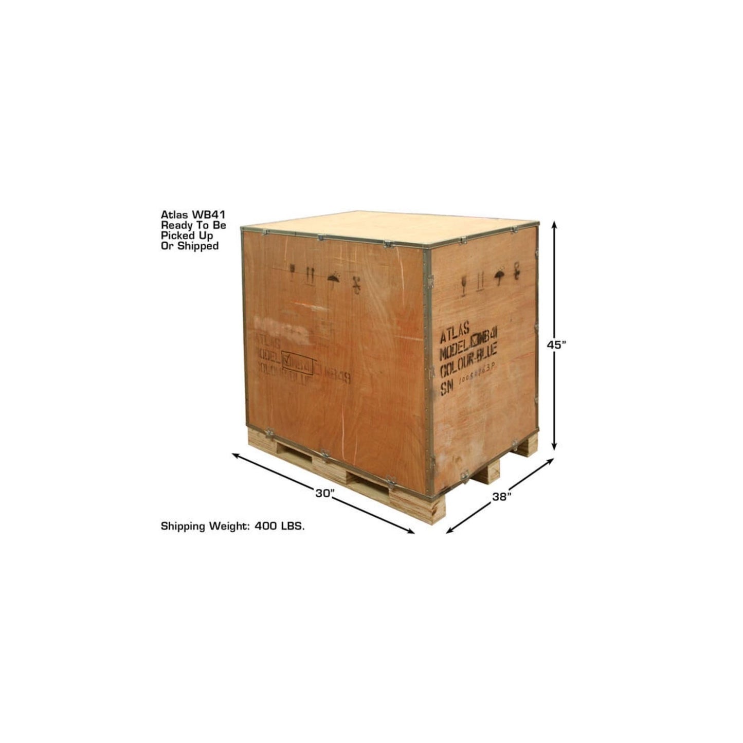 Atlas WB41 Computerized Wheel Balancer | Raised Display | 10"–32" Rim Capacity | 110V