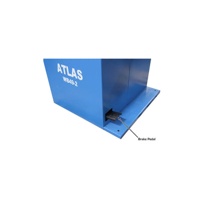 Atlas WB49-2 Computerized Wheel Balancer | Automatic 2D Data Entry | Split-Weight | 10"–32" Rim Capacity | 110V