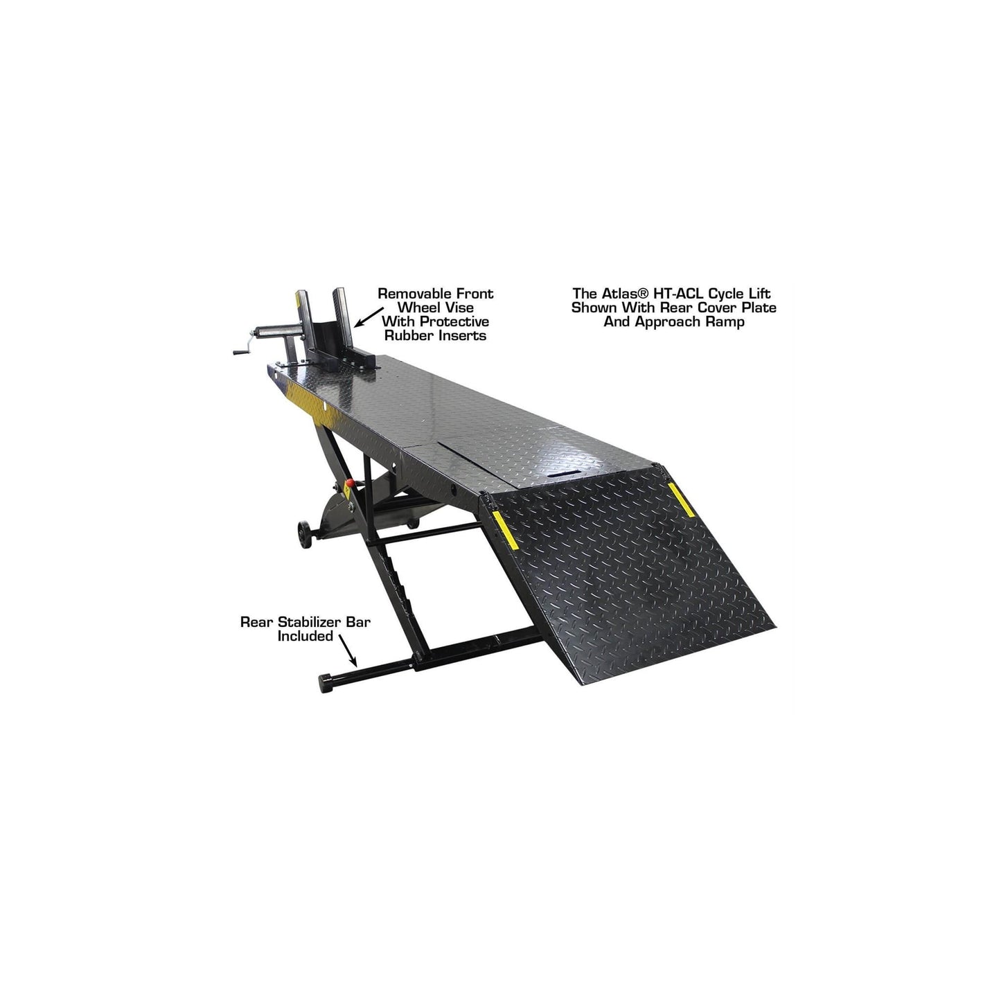 Atlas ACL 1,000 lb Air-Operated Motorcycle Lift Table