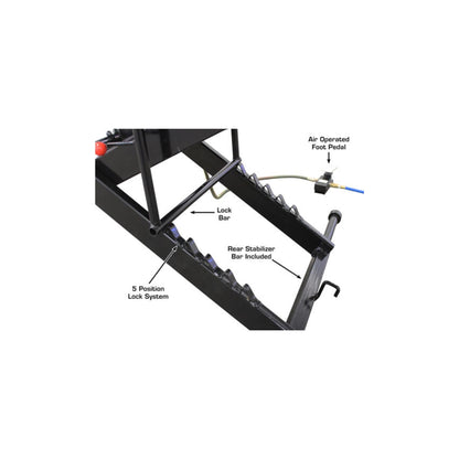 Atlas ACL 1,000 lb Air-Operated Motorcycle Lift Table