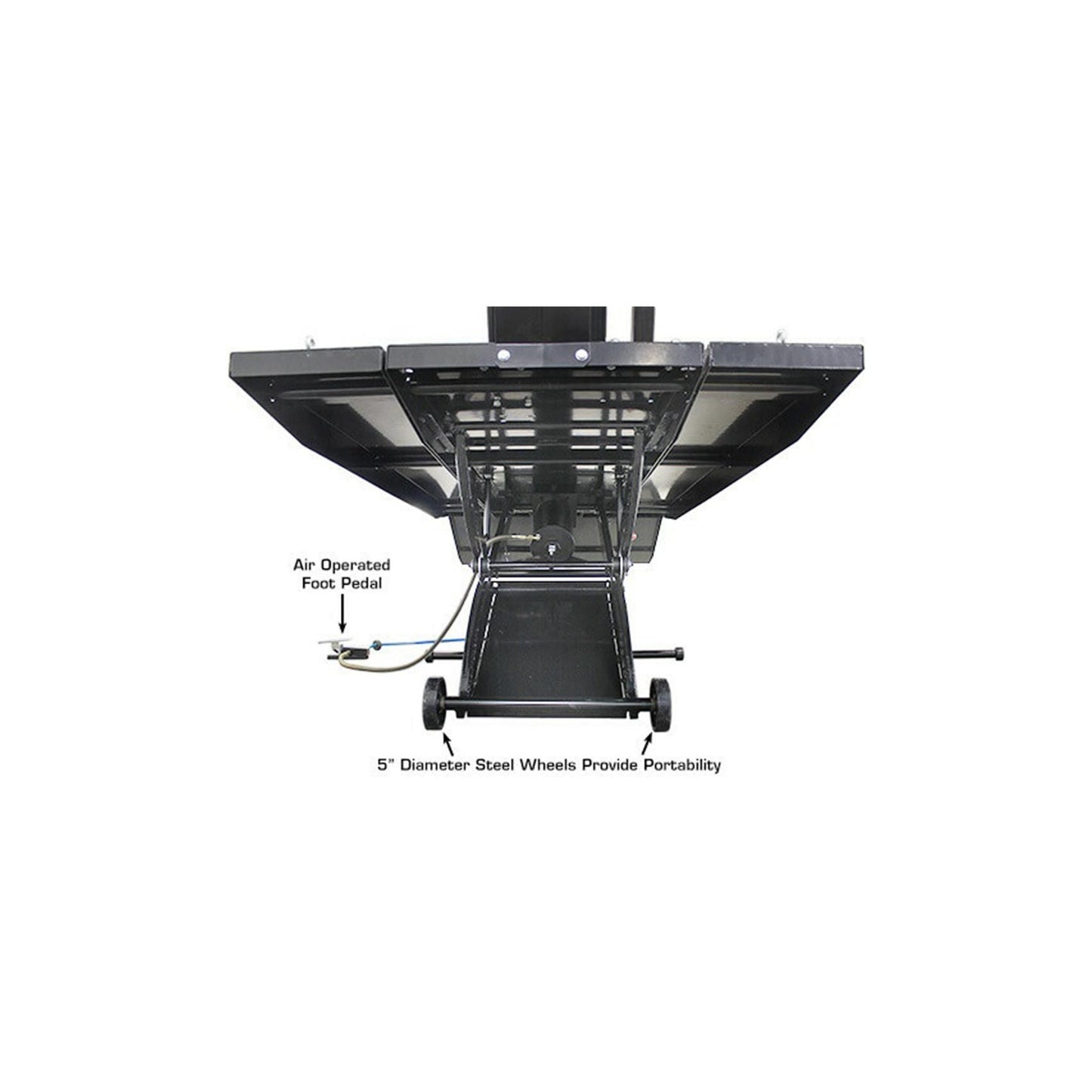 Atlas ACL XLT 1,000 lb Air-Operated Motorcycle, ATV & UTV Lift Table