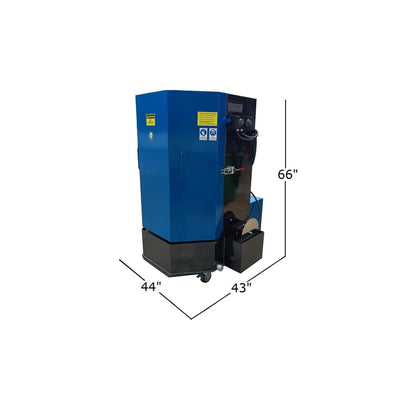 Atlas STW-500 Heated Spray Wash Cabinet | 50 Gallon Industrial Parts Washer | 1,000 lb Capacity | 220V