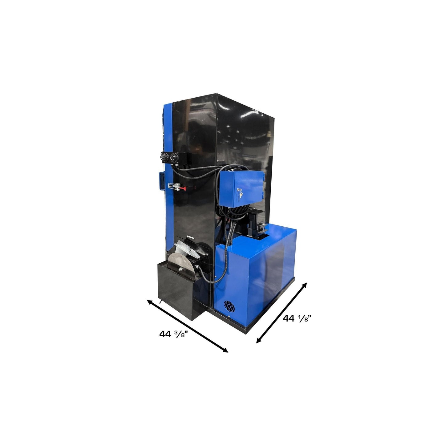 Atlas STW-750 Heated Spray Wash Cabinet | 50 Gallon Industrial Parts Washer | 1,000 lb Capacity | Extra Tall | 220V