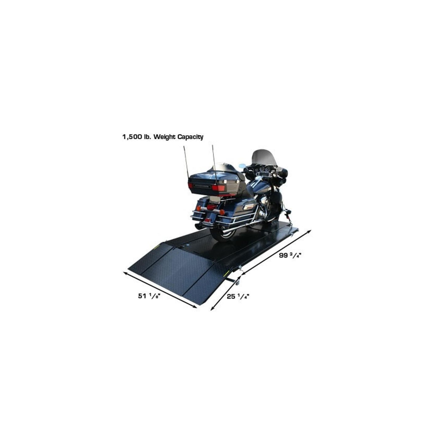 Atlas HI-RISE 1500 1,500 lb Air/Hydraulic Motorcycle, ATV & UTV Lift Table