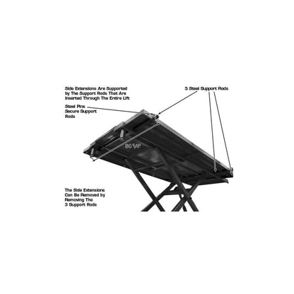 Atlas HI-RISE 1500 1,500 lb Air/Hydraulic Motorcycle, ATV & UTV Lift Table