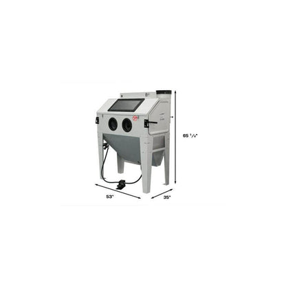 Atlas SBC420 Sandblast Cabinet | 47.5" Work Area | Foot Pedal Blast Cabinet | 110V Dust Collection System