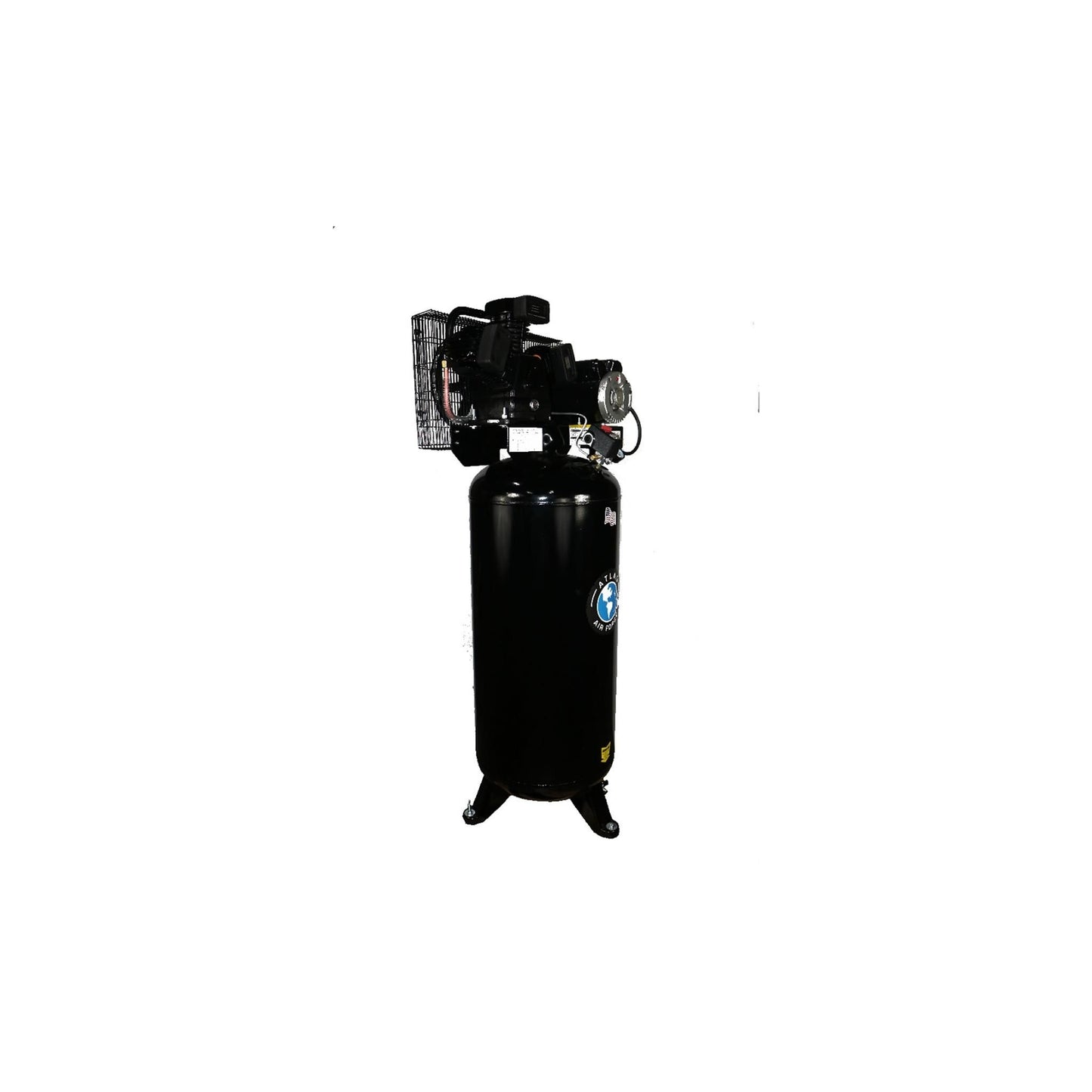 Atlas Air Force AF5 60 Gallon Air Compressor | 5 HP | 220V Single Phase | 18 CFM @ 90 PSI | Vertical Shop Compressor