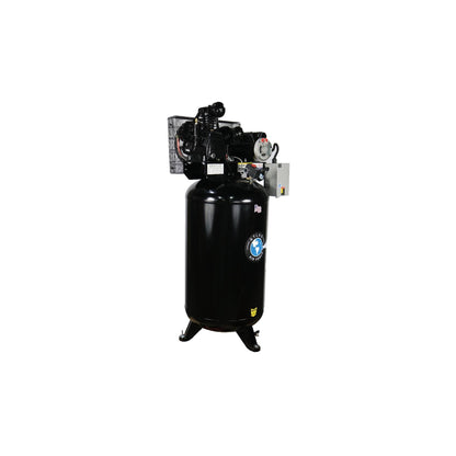 Atlas Air Force AF7 80 Gallon 2-Stage Air Compressor | 5 HP Low RPM | Magnetic Starter | 220V Single Phase | 175 PSI