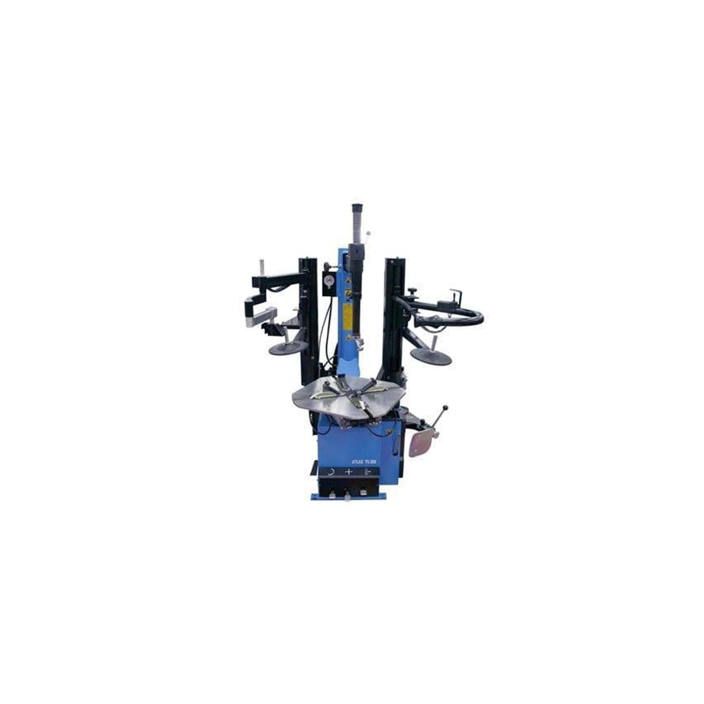 Atlas TC289DAA Large Swing Arm Tire Changer with Dual Assist Arms & Bead Blaster | 110V Professional Rim Clamp Wheel Changer