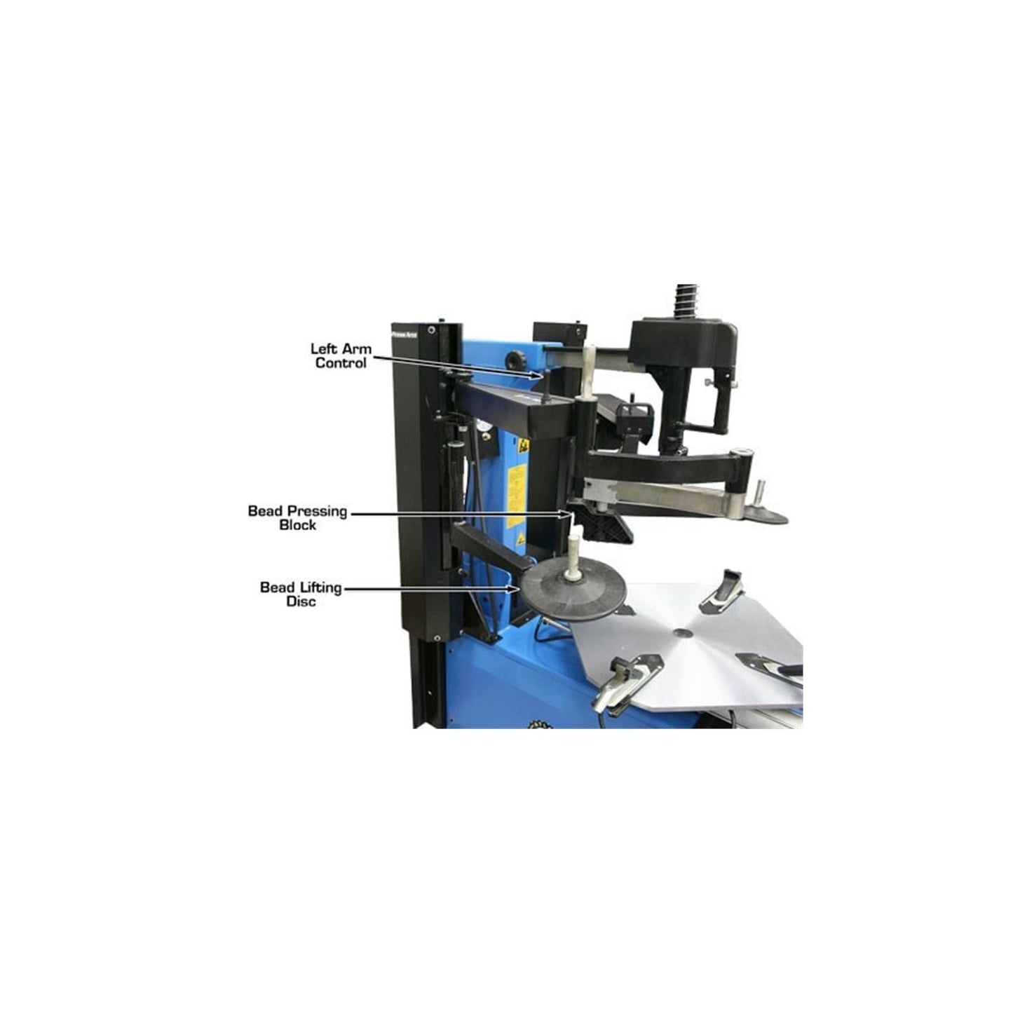 Atlas TC755 Tilt-Back Tire Changer with Bead Blaster | 110V Professional Rim Clamp Wheel Changer