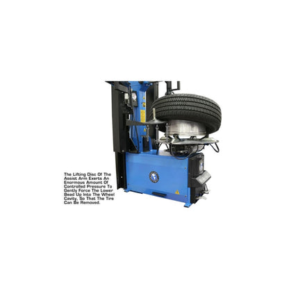 Atlas TC755 Tilt-Back Tire Changer with Bead Blaster | 110V Professional Rim Clamp Wheel Changer