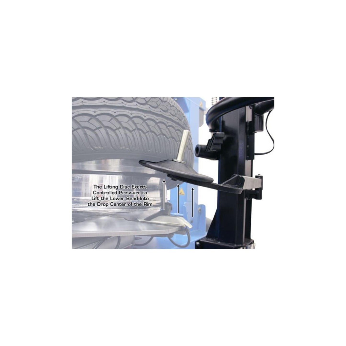 Atlas TC755EZ Tilt-Back Tire Changer with E-Z Assist Arm & Bead Blaster | 110V Professional Rim Clamp Wheel Changer