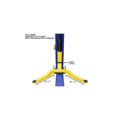 Atlas 9KBPX 9,000 lb Baseplate Two-Post Car Lift