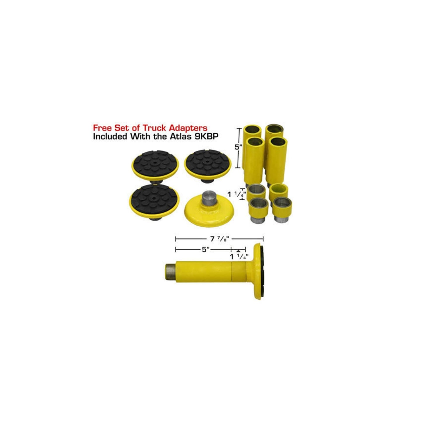 Atlas 9KBPX 9,000 lb Baseplate Two-Post Car Lift