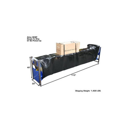 Atlas 9KBPX 9,000 lb Baseplate Two-Post Car Lift