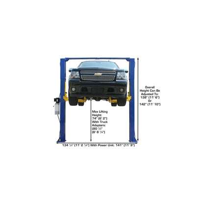 Atlas 9KOHX 9,000 lb Overhead Two-Post Car Lift