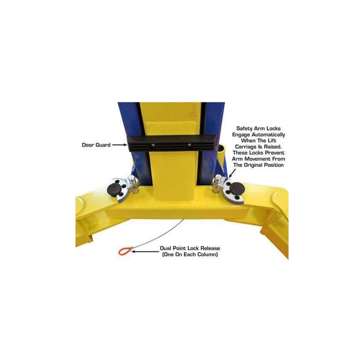Atlas 9KOHX 9,000 lb Overhead Two-Post Car Lift