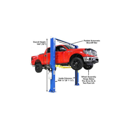 Atlas PRO-9D 9,000 lb Commercial Overhead Two-Post Car Lift
