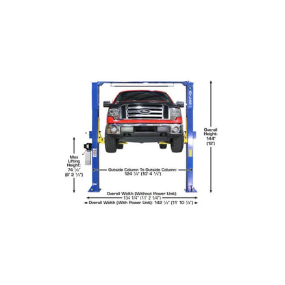 Atlas PRO-9D 9,000 lb Commercial Overhead Two-Post Car Lift
