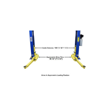 Atlas PRO-9D 9,000 lb Commercial Overhead Two-Post Car Lift