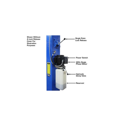 Atlas PRO-9D 9,000 lb Commercial Overhead Two-Post Car Lift