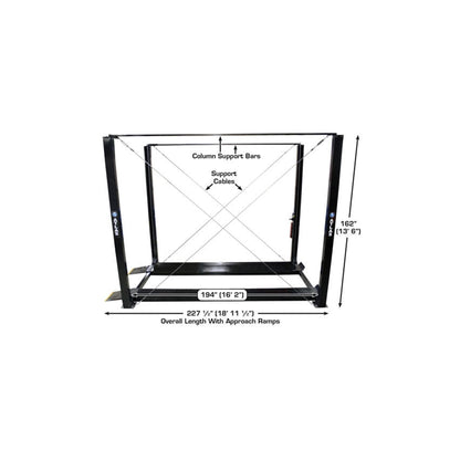 Atlas Garage PRO7000ST 7,000 lb Super Tall Four-Post Car Storage Lift