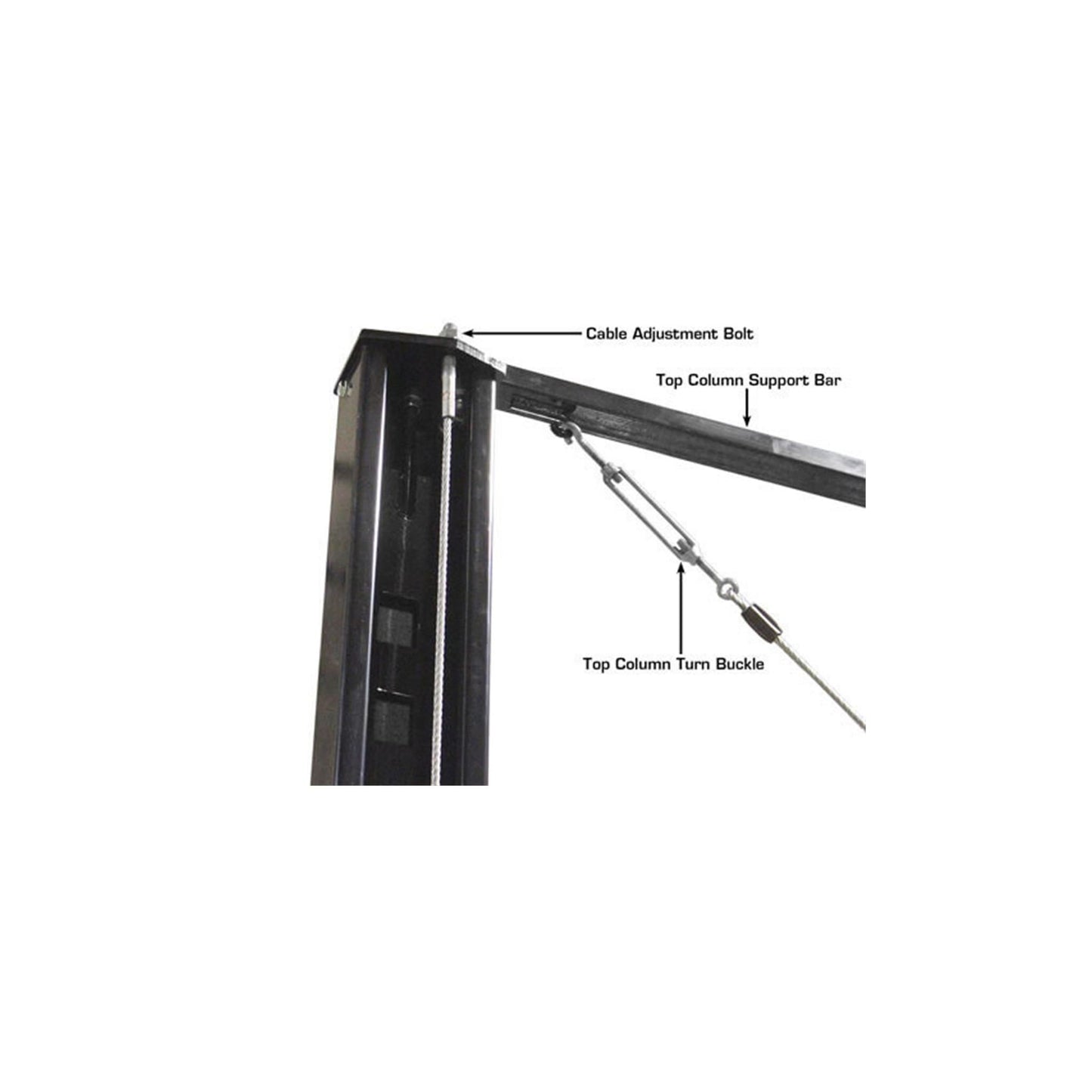 Atlas Garage PRO7000ST 7,000 lb Super Tall Four-Post Car Storage Lift