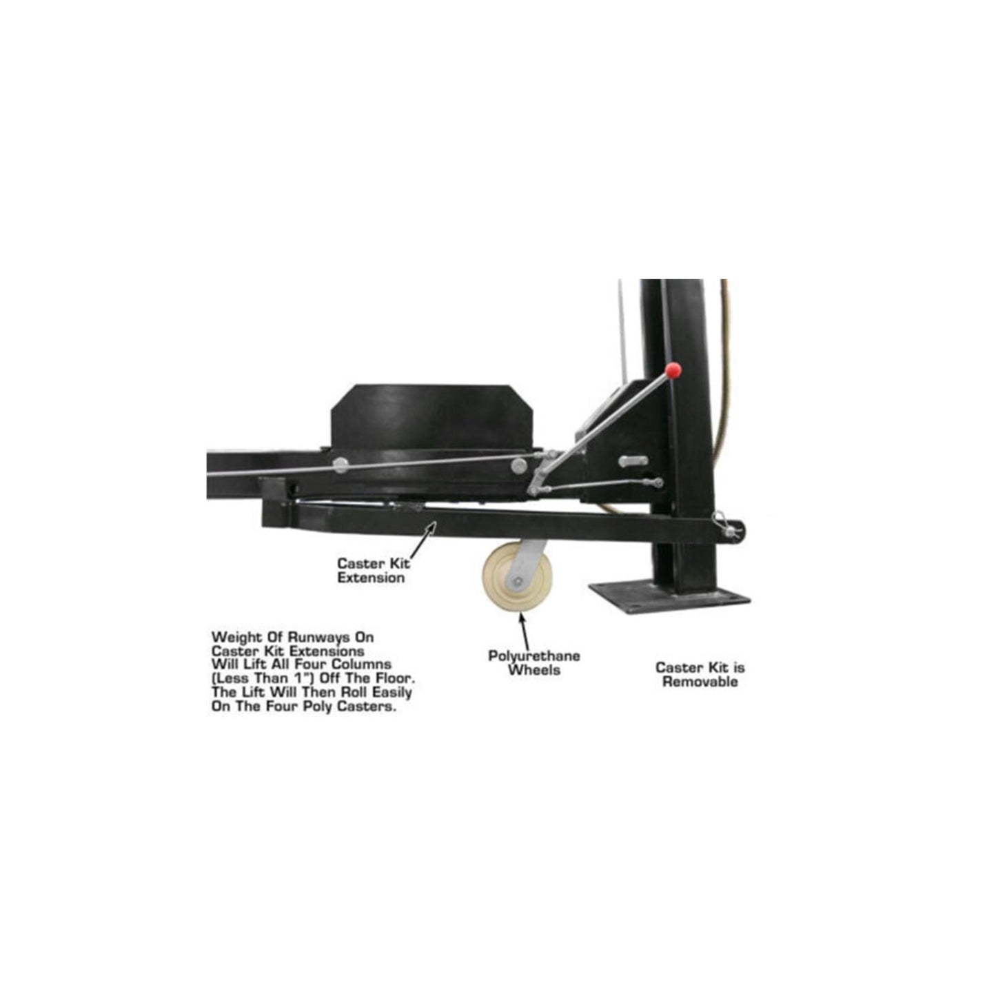 Atlas Garage PRO8000 8,000 lb Portable Four-Post Car Lift