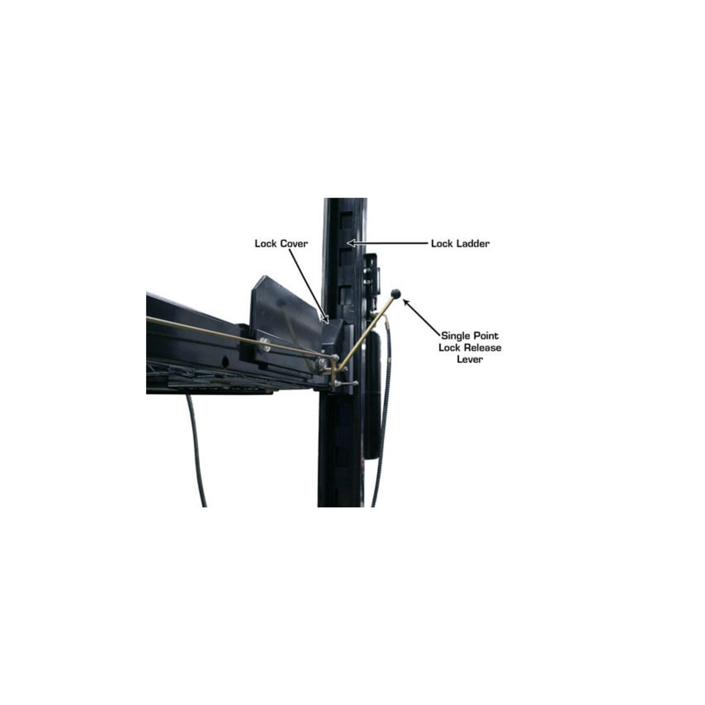 Atlas Garage PRO8000EXT 8,000 lb Extra Tall Portable Four-Post Car Lift