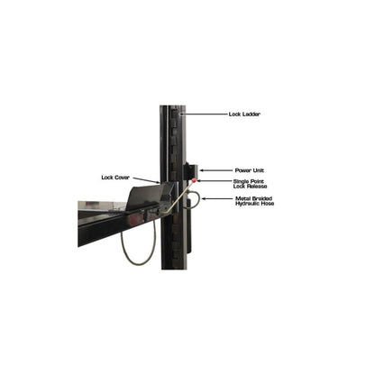 Atlas Garage PRO9000 9,000 lb Heavy-Duty Portable Four-Post Car Lift