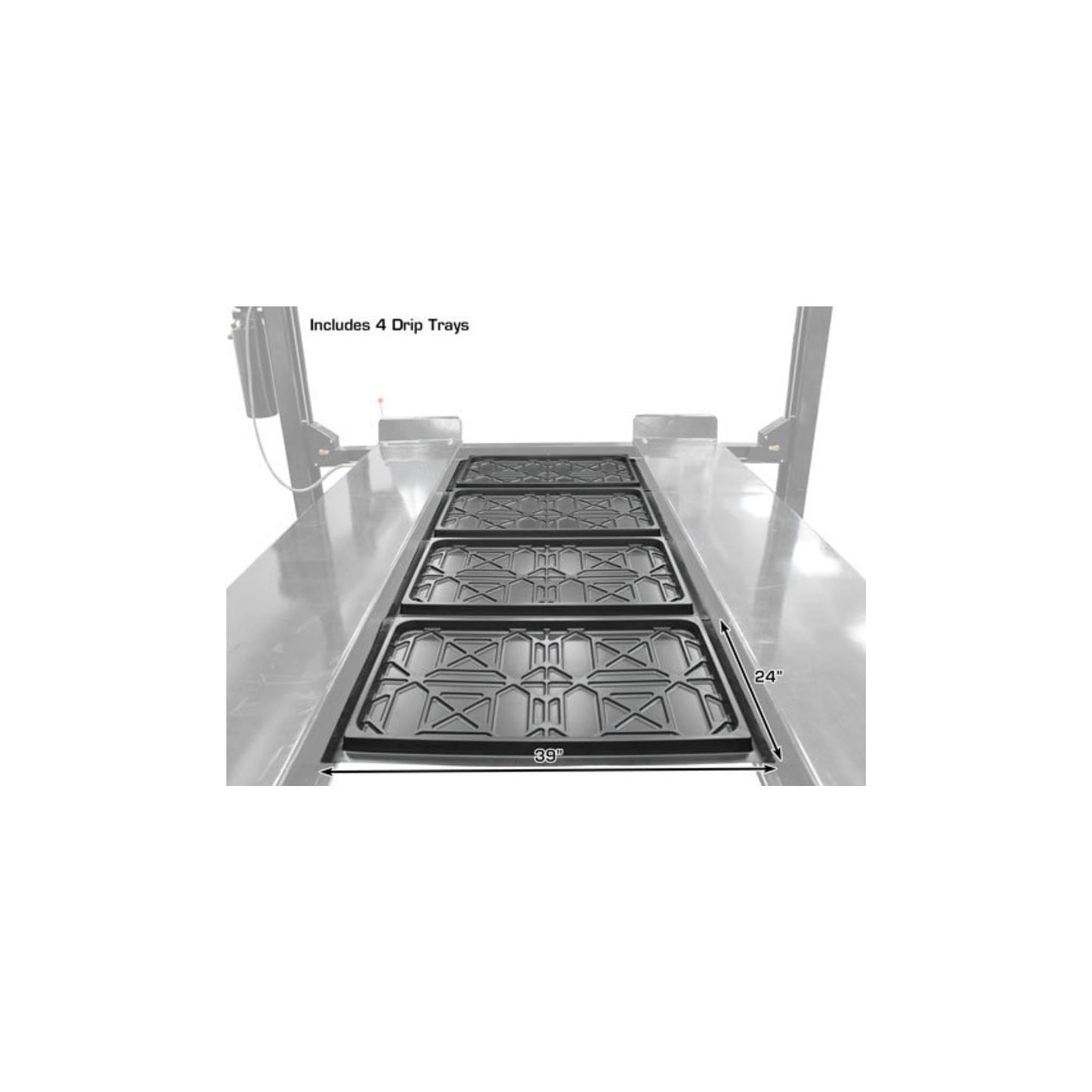 Atlas Garage PRO9000 9,000 lb Heavy-Duty Portable Four-Post Car Lift
