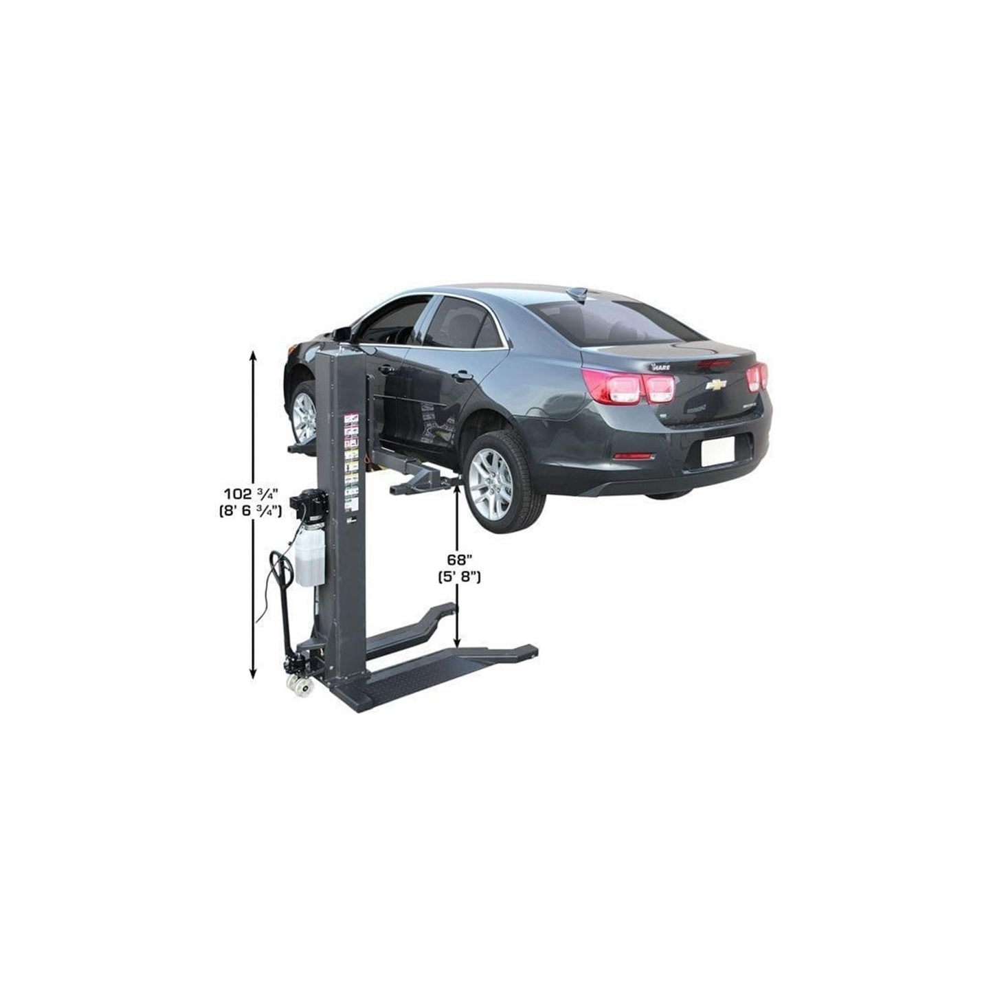 Atlas PSP-6000 6,000 lb Portable Single Post Vehicle Lift